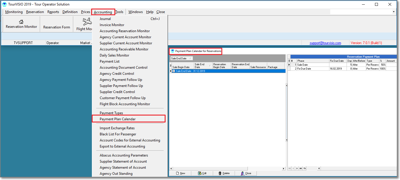2 - Payment Calendar Herkese açılması